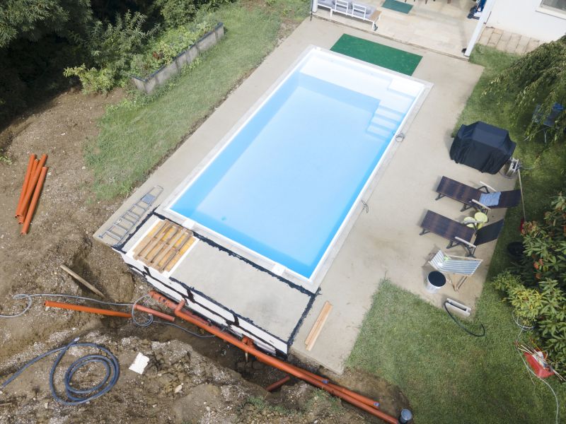 Pool Preparation Yard Leveling