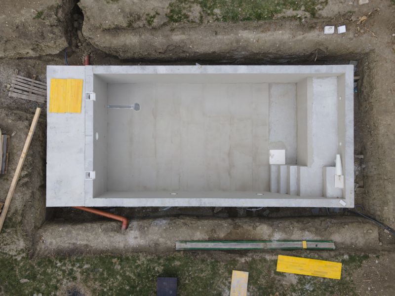 Pool Preparation Yard Leveling